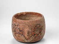 Ame Ker 168  Ame Ker  168, Peru, Südküste, Lokalstil, Mittlerer Horizont oder Späte Zwischenperiode, ca. 700-1000 oder 1000-1470 n. Chr., Becher, Ton, H 7 cm, Dm ca. 9 cm : Museumsfoto: Claus Cordes, Bestandskatalog Ethnologie